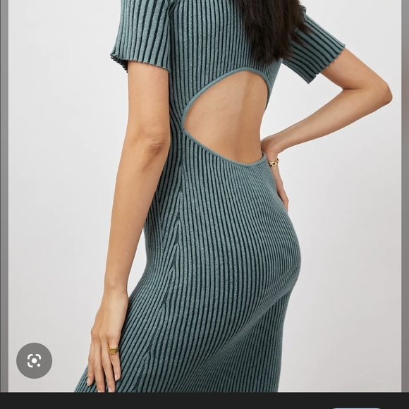 RAILS Genesis Dress -Emerald navy - Picture 2 of 4